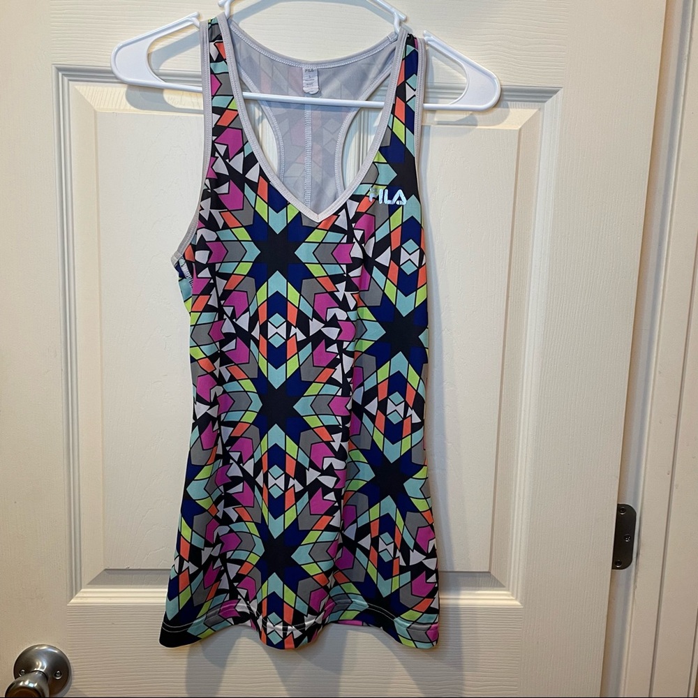 Colorful FILA Tank Top